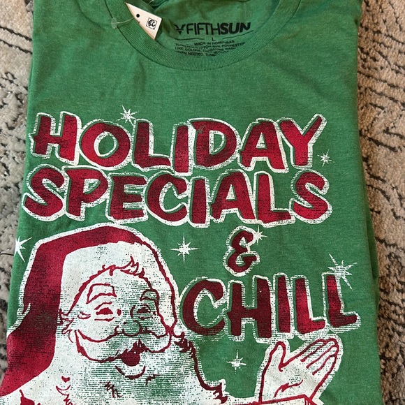 NWT men’s Christmas Santa t-shirt size Large. - Picture 5 of 5